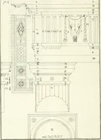 An illustration from I quattro libri dell'architettura di Andrea Palladio : ne quali dopo un breve trattato de' cinque ordini, e di quelli avvertimenti, che sono più necessarj nel fabbricare : si tratta delle case private, delle vie, dei ponti, delle piazze, dei xisti, e dei tempj (1790)