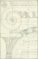 An illustration from I quattro libri dell'architettura di Andrea Palladio : ne quali dopo un breve trattato de' cinque ordini, e di quelli avvertimenti, che sono più necessarj nel fabbricare : si tratta delle case private, delle vie, dei ponti, delle piazze, dei xisti, e dei tempj (1790)