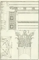 An illustration from I quattro libri dell'architettura di Andrea Palladio : ne quali dopo un breve trattato de' cinque ordini, e di quelli avvertimenti, che sono più necessarj nel fabbricare : si tratta delle case private, delle vie, dei ponti, delle piazze, dei xisti, e dei tempj (1790)