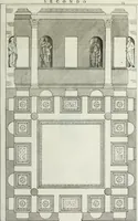An illustration from I qvattro libri dell'architettvra di Andrea Palladio : ne' quali, dopo un breue trattato de' cinque ordini, & di quelli auertimenti, che sono piu necessarii nel fabricare; si tratta delle case private, delle vie, de i ponti, delle piazze, de i xisti, et de' tempij (1771)