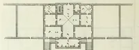 An illustration from I qvattro libri dell'architettvra di Andrea Palladio : ne' quali, dopo un breue trattato de' cinque ordini, & di quelli auertimenti, che sono piu necessarii nel fabricare; si tratta delle case private, delle vie, de i ponti, delle piazze, de i xisti, et de' tempij (1771)