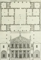 An illustration from I qvattro libri dell'architettvra di Andrea Palladio : ne' quali, dopo un breue trattato de' cinque ordini, & di quelli auertimenti, che sono piu necessarii nel fabricare; si tratta delle case private, delle vie, de i ponti, delle piazze, de i xisti, et de' tempij (1771)