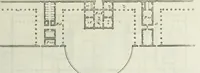 An illustration from I qvattro libri dell'architettvra di Andrea Palladio : ne' quali, dopo un breue trattato de' cinque ordini, & di quelli auertimenti, che sono piu necessarii nel fabricare; si tratta delle case private, delle vie, de i ponti, delle piazze, de i xisti, et de' tempij (1771)