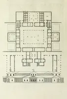 An illustration from I qvattro libri dell'architettvra di Andrea Palladio : ne' quali, dopo un breue trattato de' cinque ordini, & di quelli auertimenti, che sono piu necessarii nel fabricare; si tratta delle case private, delle vie, de i ponti, delle piazze, de i xisti, et de' tempij (1771)