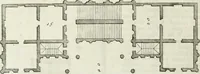 An illustration from I qvattro libri dell'architettvra di Andrea Palladio : ne' quali, dopo un breue trattato de' cinque ordini, & di quelli auertimenti, che sono piu necessarii nel fabricare; si tratta delle case private, delle vie, de i ponti, delle piazze, de i xisti, et de' tempij (1771)