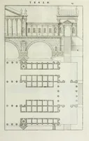 An illustration from I qvattro libri dell'architettvra di Andrea Palladio : ne' quali, dopo un breue trattato de' cinque ordini, & di quelli auertimenti, che sono piu necessarii nel fabricare; si tratta delle case private, delle vie, de i ponti, delle piazze, de i xisti, et de' tempij (1771)