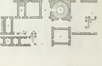 An illustration from I qvattro libri dell'architettvra di Andrea Palladio : ne' quali, dopo un breue trattato de' cinque ordini, & di quelli auertimenti, che sono piu necessarii nel fabricare; si tratta delle case private, delle vie, de i ponti, delle piazze, de i xisti, et de' tempij (1771)