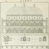 Picture 129 of 221 from I qvattro libri dell'architettvra di Andrea Palladio : ne' quali, dopo un breue trattato de' cinque ordini, & di quelli auertimenti, che sono piu necessarii nel fabricare; si tratta delle case private, delle vie, de i ponti, delle piazze, de i xisti, et de' tempij (1771), leaf 191