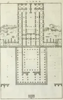 An illustration from I qvattro libri dell'architettvra di Andrea Palladio : ne' quali, dopo un breue trattato de' cinque ordini, & di quelli auertimenti, che sono piu necessarii nel fabricare; si tratta delle case private, delle vie, de i ponti, delle piazze, de i xisti, et de' tempij (1771)
