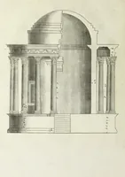 An illustration from I qvattro libri dell'architettvra di Andrea Palladio : ne' quali, dopo un breue trattato de' cinque ordini, & di quelli auertimenti, che sono piu necessarii nel fabricare; si tratta delle case private, delle vie, de i ponti, delle piazze, de i xisti, et de' tempij (1771)