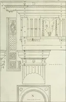 An illustration from I qvattro libri dell'architettvra di Andrea Palladio : ne' quali, dopo un breue trattato de' cinque ordini, & di quelli auertimenti, che sono piu necessarii nel fabricare; si tratta delle case private, delle vie, de i ponti, delle piazze, de i xisti, et de' tempij (1771)