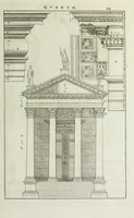 An illustration from I qvattro libri dell'architettvra di Andrea Palladio : ne' quali, dopo un breue trattato de' cinque ordini, & di quelli auertimenti, che sono piu necessarii nel fabricare; si tratta delle case private, delle vie, de i ponti, delle piazze, de i xisti, et de' tempij (1771)