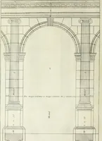 An illustration from I qvattro libri dell'architettvra di Andrea Palladio : ne' quali, dopo un breue trattato de' cinque ordini, & di quelli auertimenti, che sono piu necessarii nel fabricare; si tratta delle case private, delle vie, de i ponti, delle piazze, de i xisti, et de' tempij (1771)