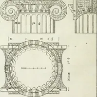 An illustration from I qvattro libri dell'architettvra di Andrea Palladio : ne' quali, dopo un breue trattato de' cinque ordini, & di quelli auertimenti, che sono piu necessarii nel fabricare; si tratta delle case private, delle vie, de i ponti, delle piazze, de i xisti, et de' tempij (1771)
