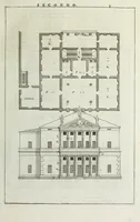 An illustration from I qvattro libri dell'architettvra di Andrea Palladio : ne' quali, dopo un breue trattato de' cinque ordini, & di quelli auertimenti, che sono piu necessarii nel fabricare; si tratta delle case private, delle vie, de i ponti, delle piazze, de i xisti, et de' tempij (1771)