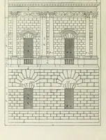 An illustration from I qvattro libri dell'architettvra di Andrea Palladio : ne' quali, dopo un breue trattato de' cinque ordini, & di quelli auertimenti, che sono piu necessarii nel fabricare; si tratta delle case private, delle vie, de i ponti, delle piazze, de i xisti, et de' tempij (1771)