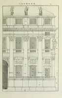 An illustration from I qvattro libri dell'architettvra di Andrea Palladio : ne' quali, dopo un breue trattato de' cinque ordini, & di quelli auertimenti, che sono piu necessarii nel fabricare; si tratta delle case private, delle vie, de i ponti, delle piazze, de i xisti, et de' tempij (1771)