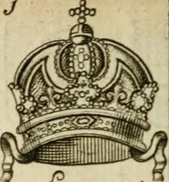 An illustration from The Irish compendium; or, Rudiments of honour. Containing the descents, marriages, issue, titles, posts, and seats of all the nobility of Ireland; with their arms, crests, supporters, mottos and Parliament robes ... Also a supplement, shewing the antiquity, dignity, and use of armories .. (1745)