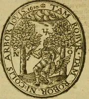 An illustration from The Iron Age : contayning the Rape of Hellen: The siege of Troy: The combate betwixt Hector and Aiax: Hector and Troilus slayne by Achilles: Achilles slaine by Paris: Aiax and Vlisses contend for the Armour of Achilles: The Death of Aiax, &c. (1632)
