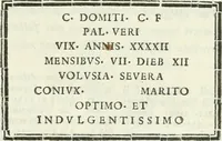 An illustration from Iscrizioni antiche delle ville e de' palazzi Albani (1785)