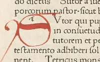 An illustration from Isidori Iunioris Hispalensis Episcopi Epistola : ad Braulionem Cesaraugustanum Episcopum