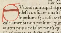 An illustration from Isidori Iunioris Hispalensis Episcopi Epistola : ad Braulionem Cesaraugustanum Episcopum