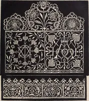An illustration from I singolari e nuovi disegni per lavori di bianchería (1909)