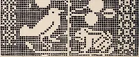 An illustration from I singolari e nuovi disegni per lavori di bianchería (1909)