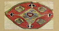 Picture 1 of 18 from Islamische Stoffe aus ägyptischen Gräbern in der Islamischen Kunstabteilung und in der Stoffsammlung des Schlossmuseums (1927), leaf 101