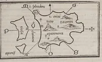 Picture 29 of 43 from Isolario di Benedetto Bordone nel qual si ragiona di tutte l'isole del mondo, con li lor nomi antichi & moderni, historie, fauole, & modi del loro viuere, & in qual parte del mare stanno, & in qual parallelo & clima giaciono (1547), leaf 119