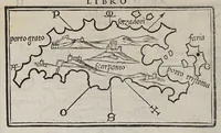 Picture 30 of 43 from Isolario di Benedetto Bordone nel qual si ragiona di tutte l'isole del mondo, con li lor nomi antichi & moderni, historie, fauole, & modi del loro viuere, & in qual parte del mare stanno, & in qual parallelo & clima giaciono (1547), leaf 126