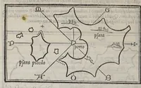 An illustration from Isolario di Benedetto Bordone nel qual si ragiona di tutte l'isole del mondo, con li lor nomi antichi & moderni, historie, fauole, & modi del loro viuere, & in qual parte del mare stanno, & in qual parallelo & clima giaciono (1547)