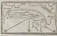 An illustration from Isolario di Benedetto Bordone nel qual si ragiona di tutte l'isole del mondo, con li lor nomi antichi & moderni, historie, fauole, & modi del loro viuere, & in qual parte del mare stanno, & in qual parallelo & clima giaciono (1547)
