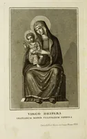 Picture 1 of 2 from Istoria del santuario della Beatissima Vergine delle Grazie che si venera nella SS. Basilica Cattedrale di Veletri : scritta da un religioso della Compagnia di Gesù (1855), leaf 6