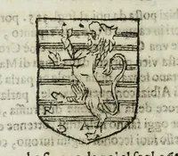 An illustration from Istoria genealogica delle famiglie nobili toscane et umbre (1668)