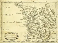 An illustration from Istorica descrittione de' tre regni Congo, Matamba, et Angola : situati nell'Etiopia inferiore occidentale e delle missioni apostoliche esercitateui da religiosi Capuccini (1690)