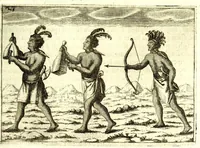 An illustration from Istorica descrizione de' tre' regni Congo, Matamba et Angola : situati nell'Etiopia inferiore occidentale e delle missioni apostoliche esercitateui da religiosi Capuccini (1687)