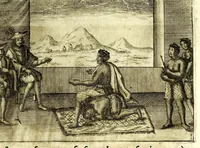 An illustration from Istorica descrizione de' tre' regni Congo, Matamba et Angola : situati nell'Etiopia inferiore occidentale e delle missioni apostoliche esercitateui da religiosi Capuccini (1687)
