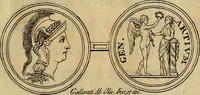 An illustration from Istruzione intorno alle opere de' pittori nazionali ed esteri esposte in pubblico nella città di Milano : con qualche notizia degli scultori, ed architetti (1777)