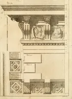 An illustration from Istruzioni elementari per indirizzo de' giovani allo studio dell' architettura civile : divise in libri tre', e dedicate alla maestà infinita di Dio Ottimo Massimo (1760)