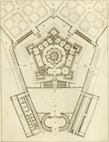 An illustration from Istruzioni elementari per indirizzo de' giovani allo studio dell' architettura civile : divise in libri tre', e dedicate alla maestà infinita di Dio Ottimo Massimo (1760)