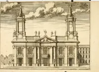 An illustration from Istruzioni elementari per indirizzo de' giovani allo studio dell' architettura civile : divise in libri tre', e dedicate alla maestà infinita di Dio Ottimo Massimo (1760)
