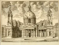 An illustration from Istruzioni elementari per indirizzo de' giovani allo studio dell' architettura civile : divise in libri tre', e dedicate alla maestà infinita di Dio Ottimo Massimo (1760)