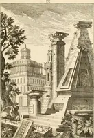 An illustration from Istruzioni elementari per indirizzo de' giovani allo studio dell' architettura civile : divise in libri tre', e dedicate alla maestà infinita di Dio Ottimo Massimo (1760)