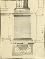 An illustration from Istruzioni elementari per indirizzo de' giovani allo studio dell' architettura civile : divise in libri tre', e dedicate alla maestà infinita di Dio Ottimo Massimo (1760)