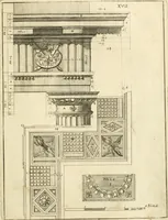 An illustration from Istruzioni elementari per indirizzo de' giovani allo studio dell' architettura civile : divise in libri tre', e dedicate alla maestà infinita di Dio Ottimo Massimo (1760)