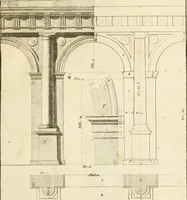 An illustration from Istruzioni elementari per indirizzo de' giovani allo studio dell' architettura civile : divise in libri tre', e dedicate alla maestà infinita di Dio Ottimo Massimo (1760)