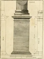 An illustration from Istruzioni elementari per indirizzo de' giovani allo studio dell' architettura civile : divise in libri tre', e dedicate alla maestà infinita di Dio Ottimo Massimo (1760)