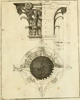 An illustration from Istruzioni elementari per indirizzo de' giovani allo studio dell' architettura civile : divise in libri tre', e dedicate alla maestà infinita di Dio Ottimo Massimo (1760)