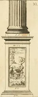 An illustration from Istruzioni elementari per indirizzo de' giovani allo studio dell' architettura civile : divise in libri tre', e dedicate alla maestà infinita di Dio Ottimo Massimo (1760)